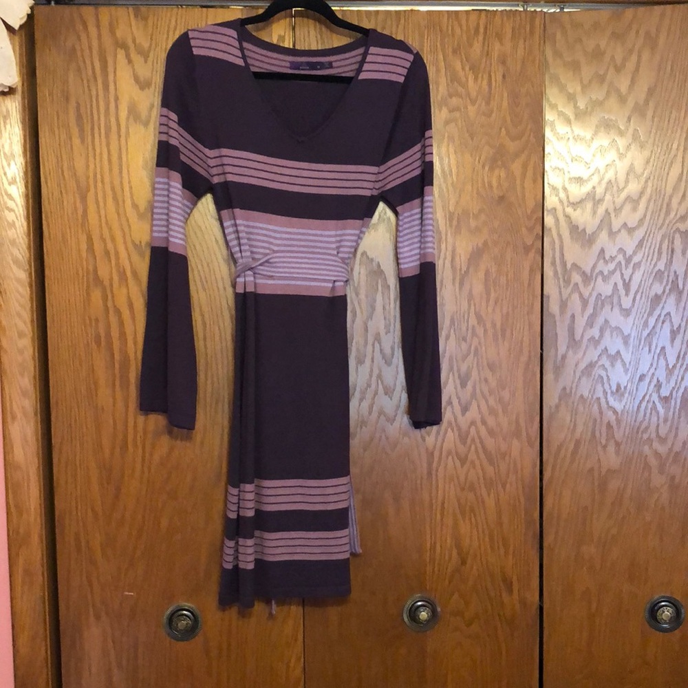 Prana striped sweater dress